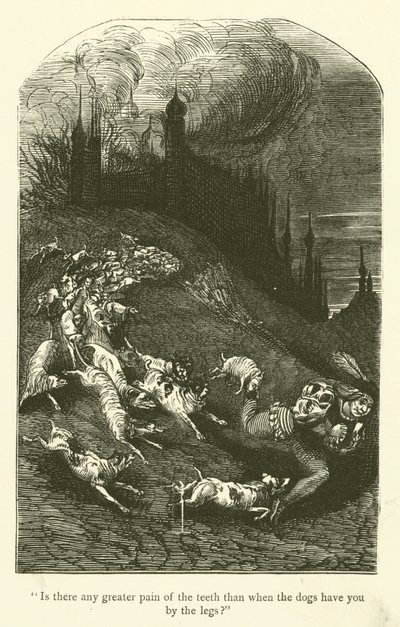 Illustration pour les œuvres de Rabelais - Gustave after Dore